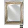 Afina Corporation Afina Corporation SD1730RPARSV 17 in.x 30 in.Recessed Single Door Cabinet - Parisian Silver SD1730RPARSV